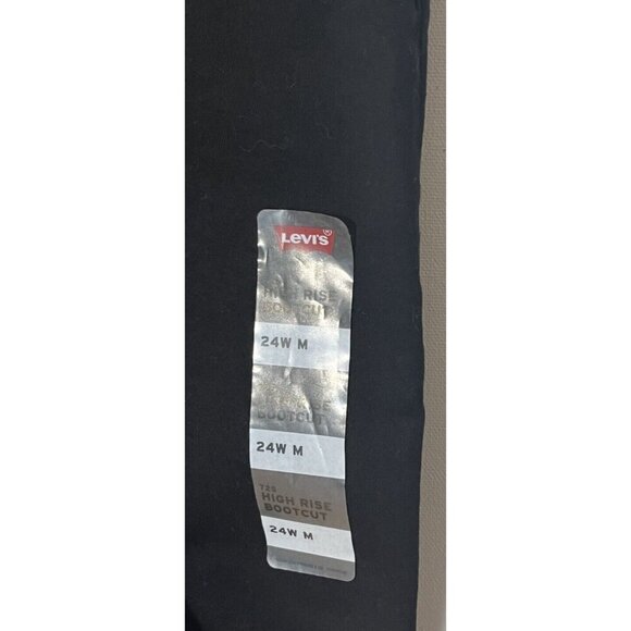 NWT Levi's 725 High Rise Bootcut Black Hypersoft Stretch Jeans - Picture 9 of 14